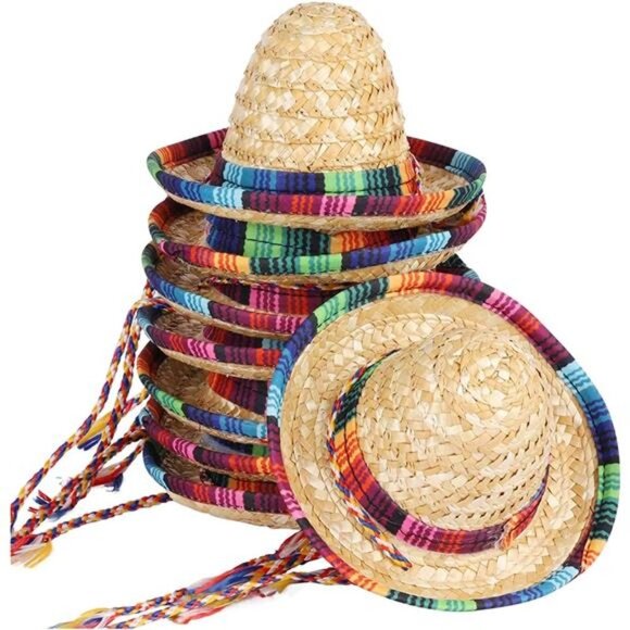 Other - 8 Pieces Mini Sombrero Party Hats Mexican Hat Party Decorations Party Supplies